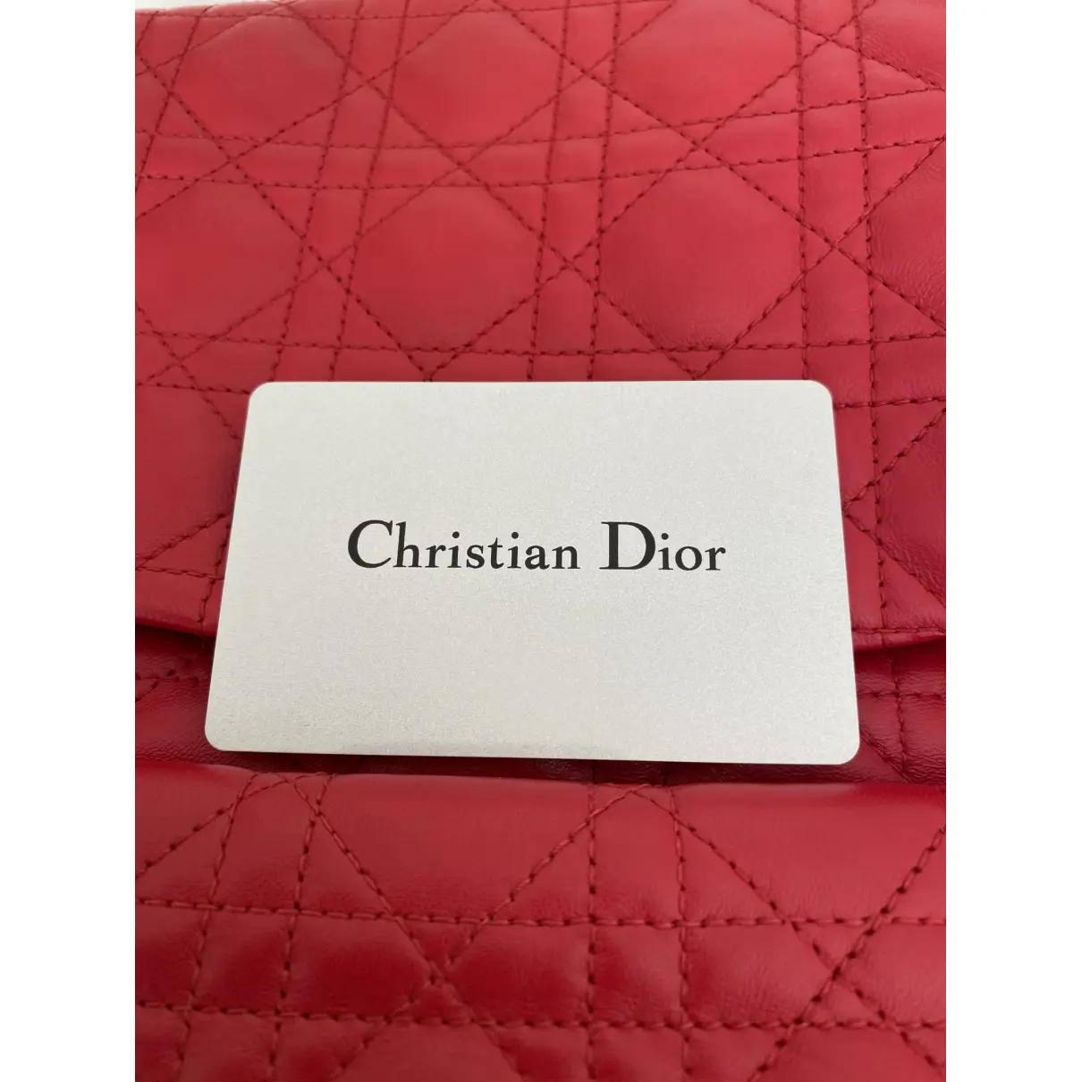 Lady Dior leather backpack Dior