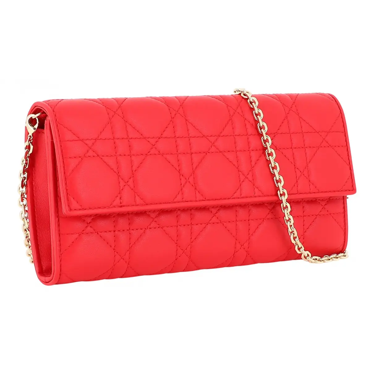 Lady Dior Wallet On Chain leather crossbody bag Dior