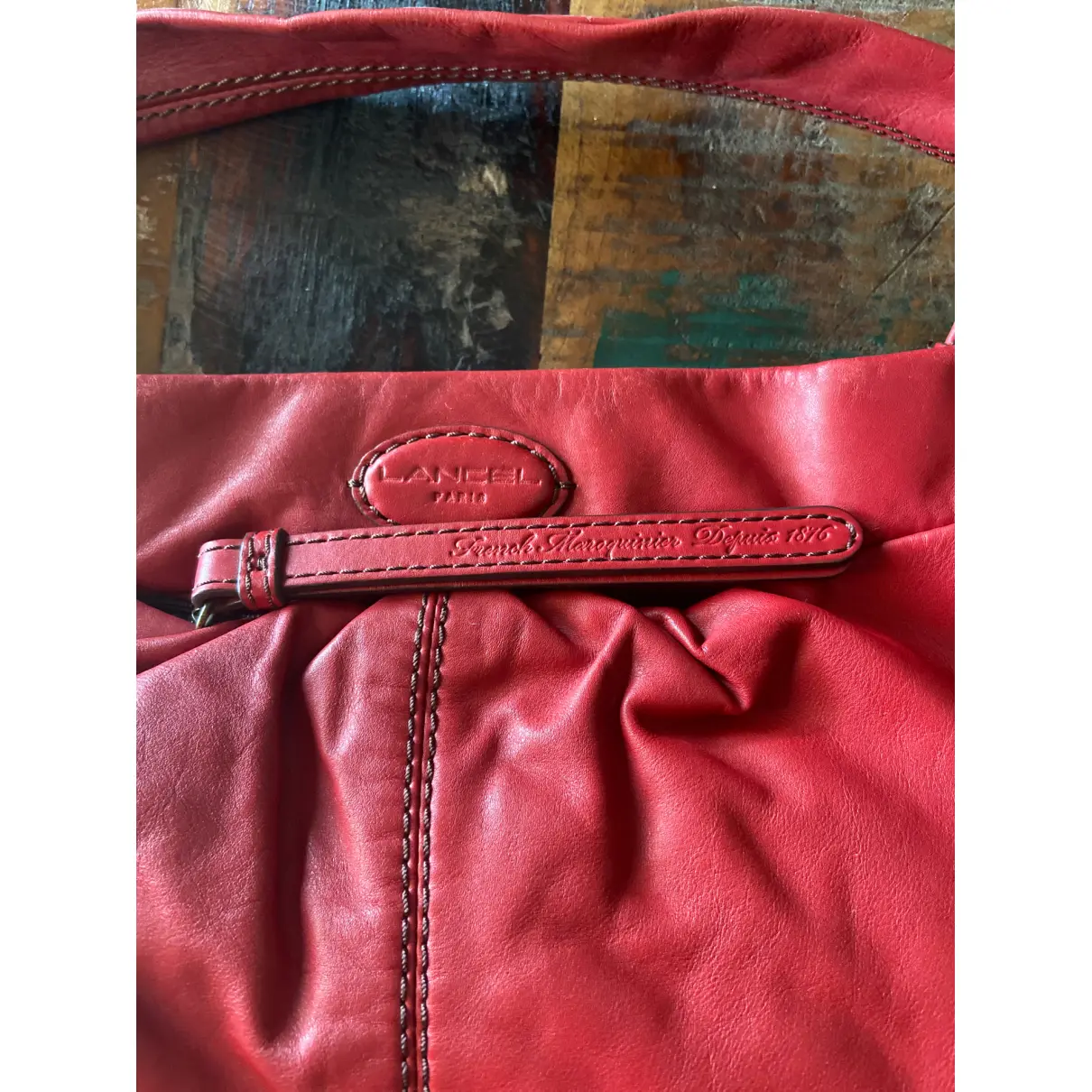 L'Angèle leather handbag Lancel