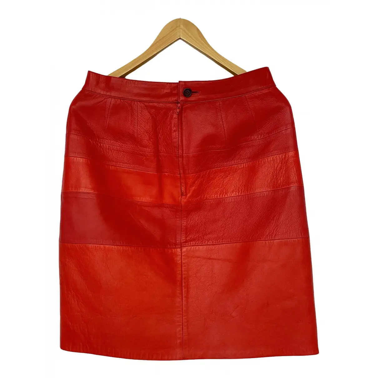 Leather skirt Loewe - Vintage