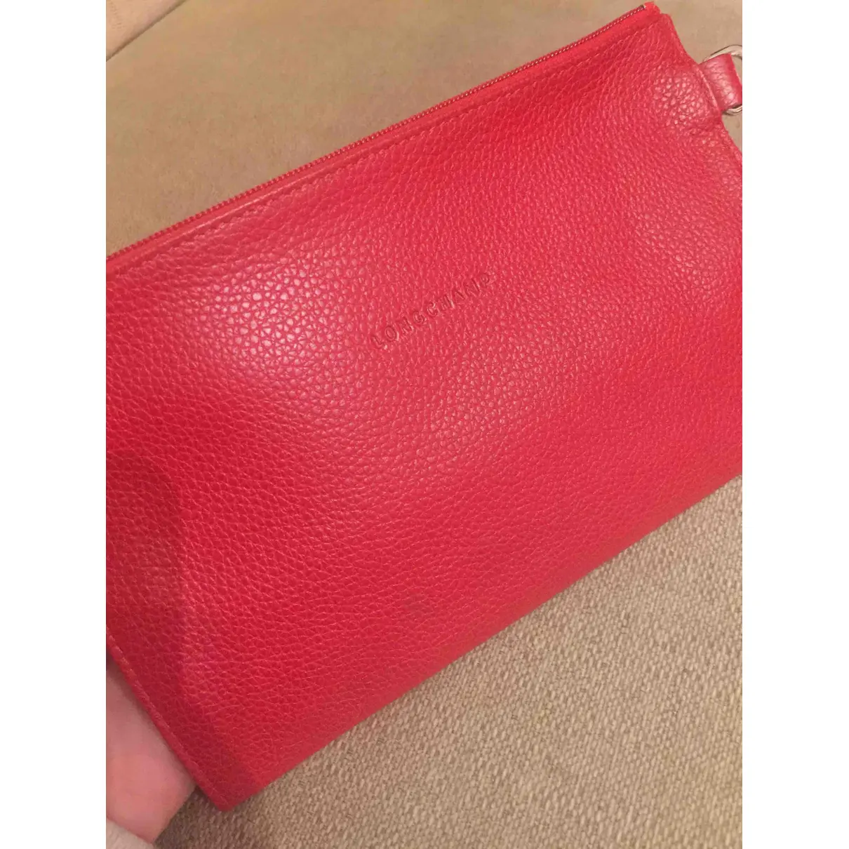 Leather wallet Longchamp