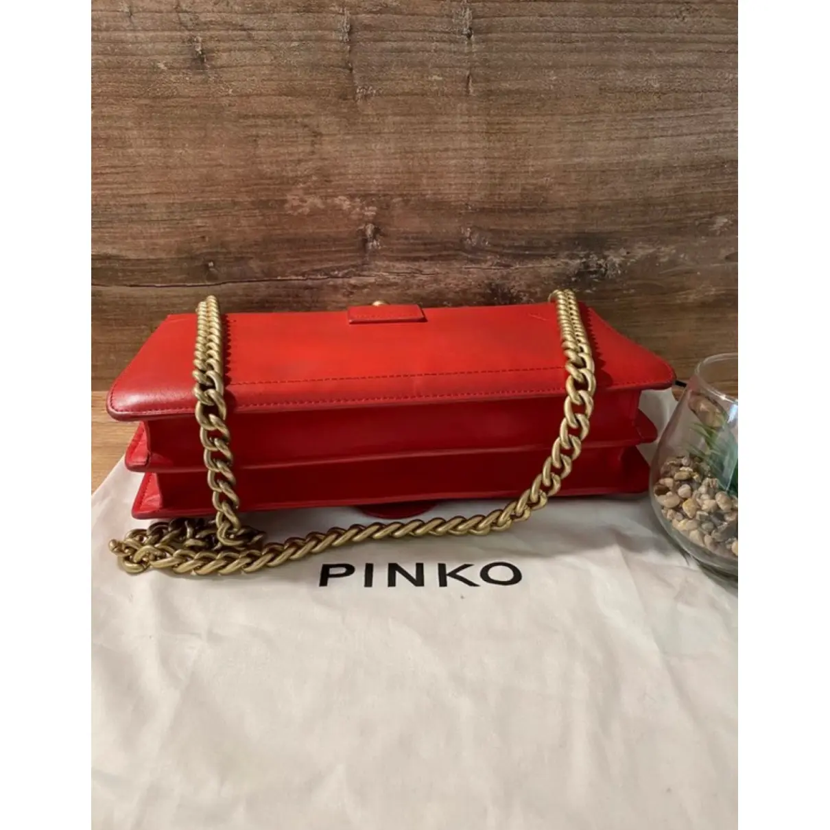 Love Bag leather crossbody bag Pinko