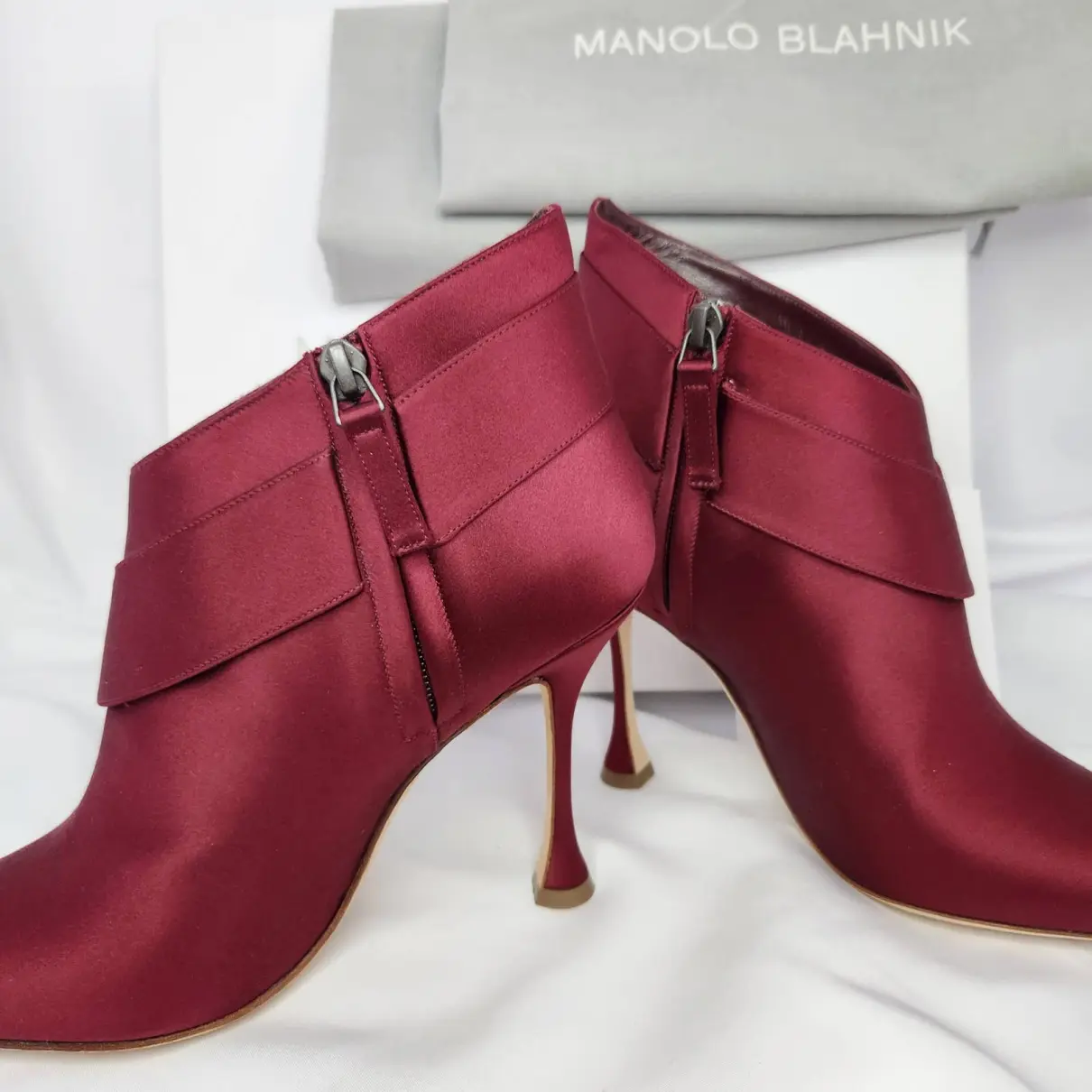 Leather ankle boots Manolo Blahnik