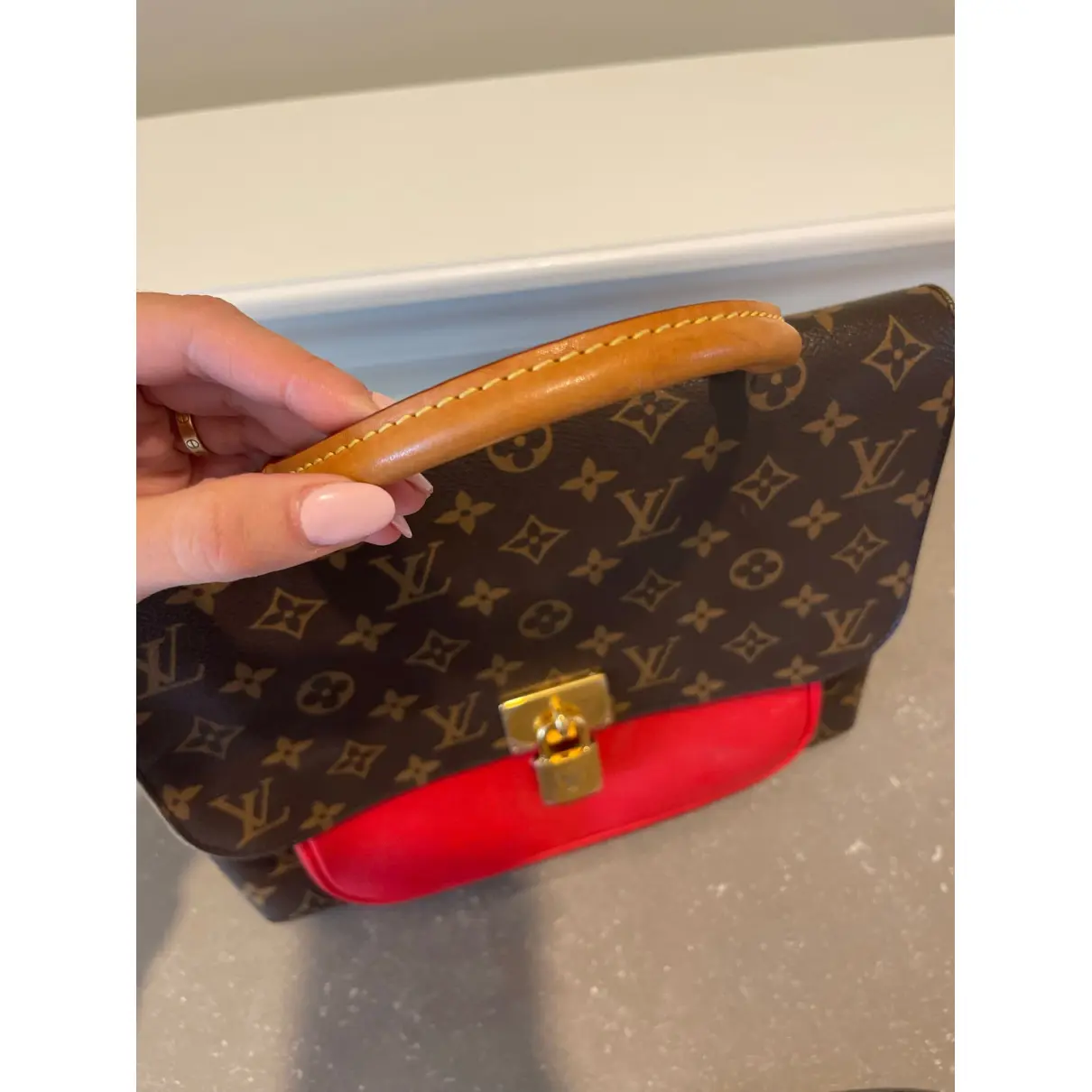 Buy Louis Vuitton Marignan leather crossbody bag online