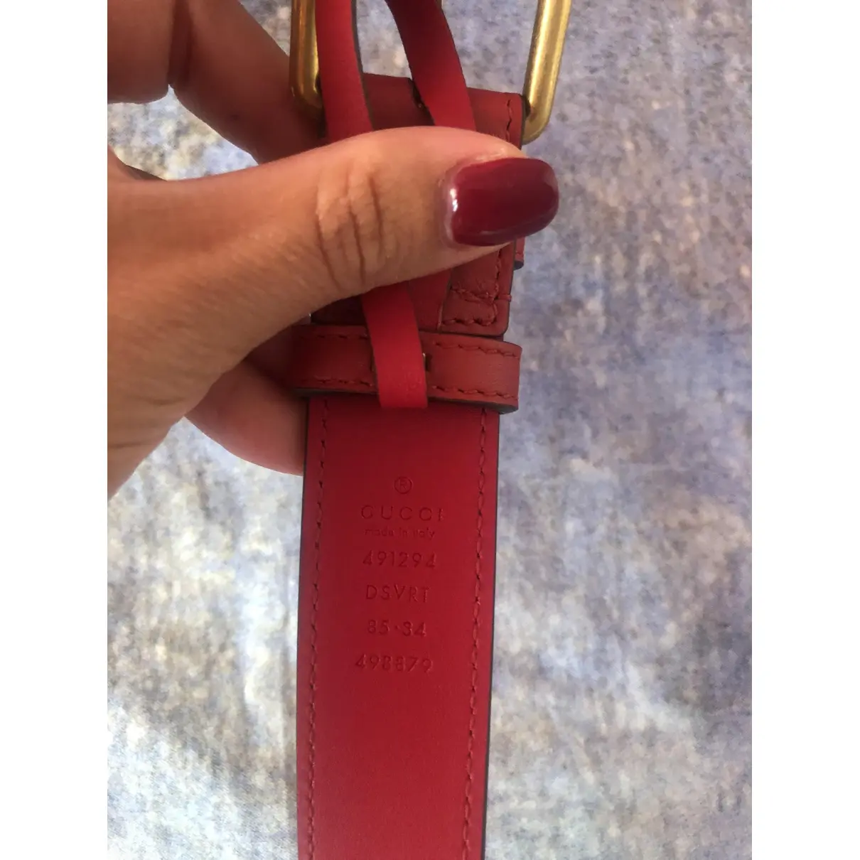Marmont leather clutch bag Gucci