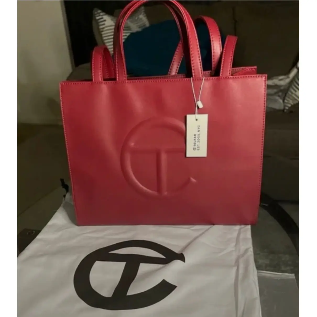 Medium Shopping Bag leather handbag Telfar