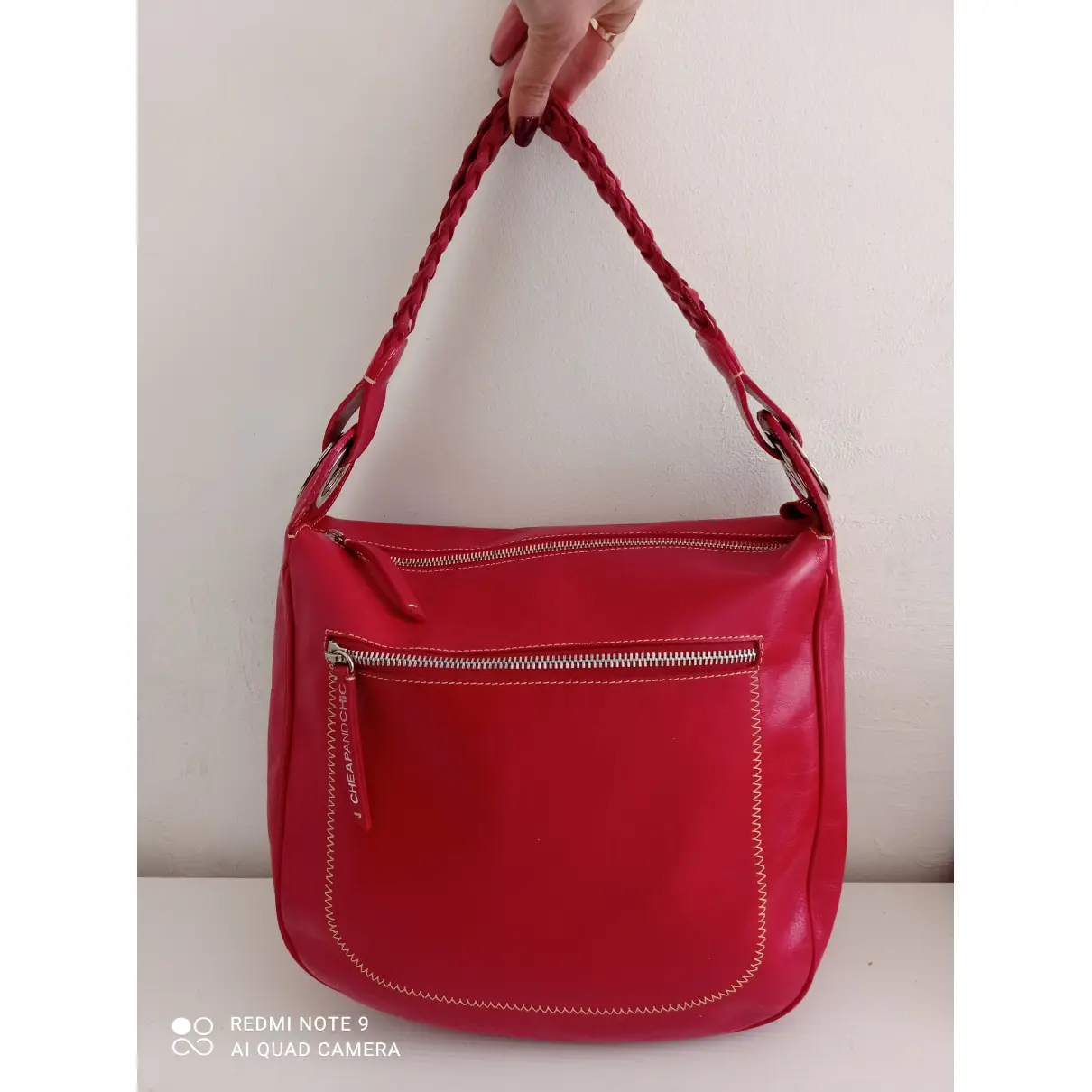 Leather handbag Moschino Cheap And Chic