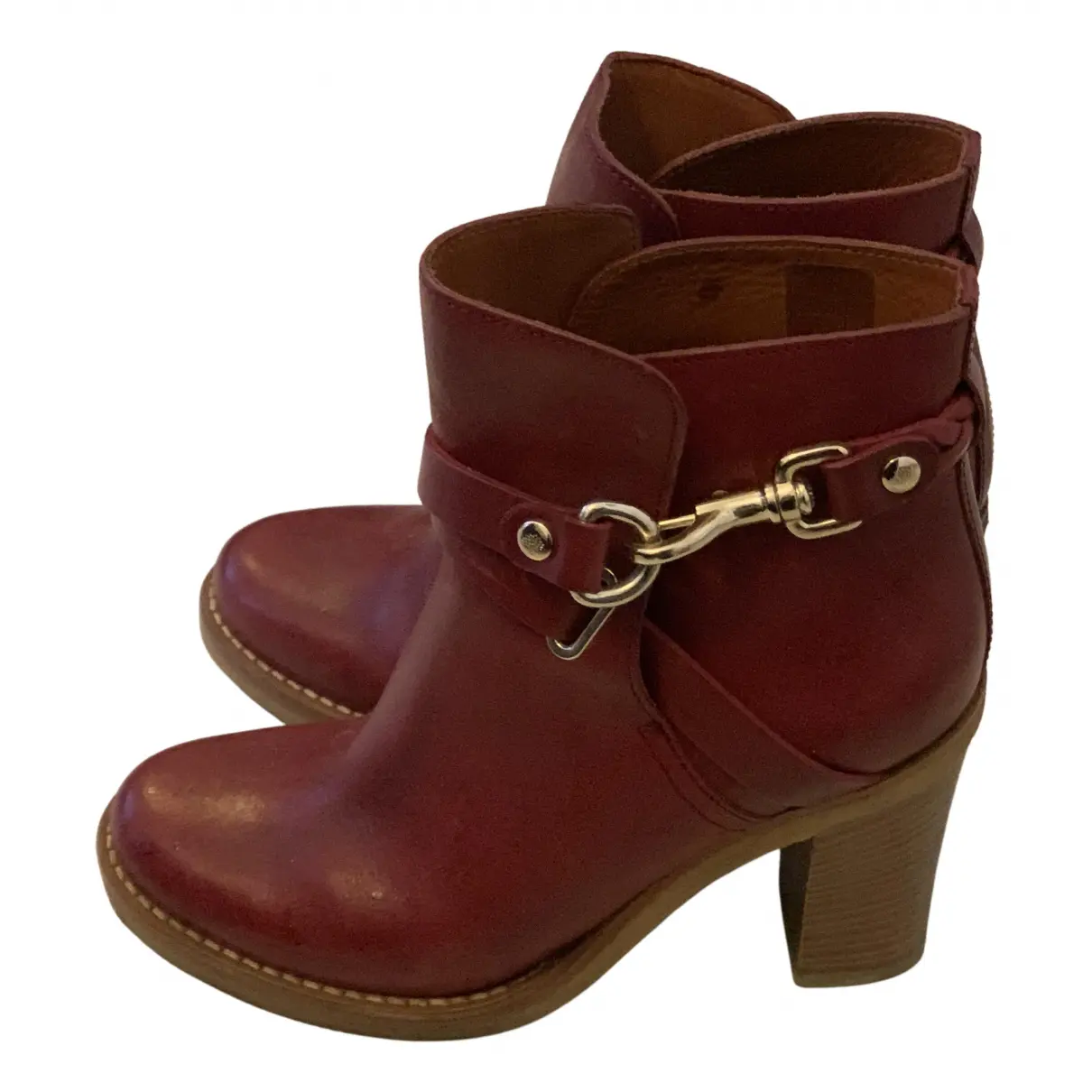 Leather ankle boots Mulberry