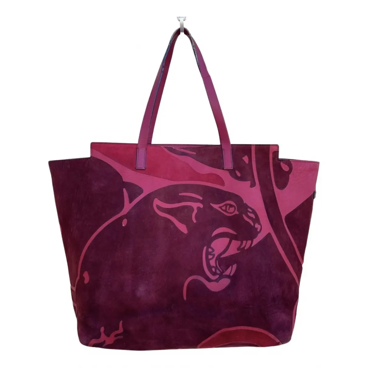 Panther bag leather tote