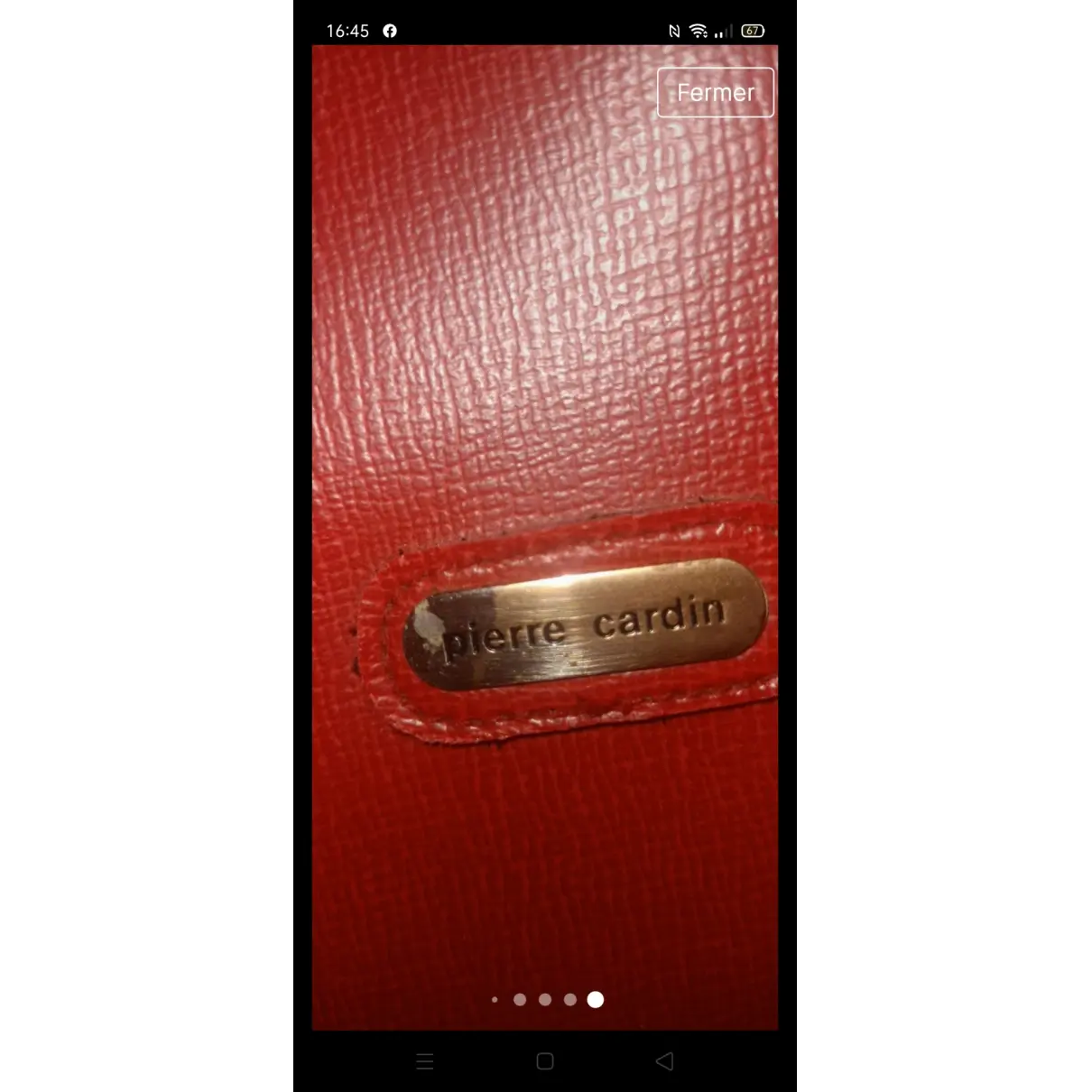 Buy Pierre Cardin Leather handbag online
