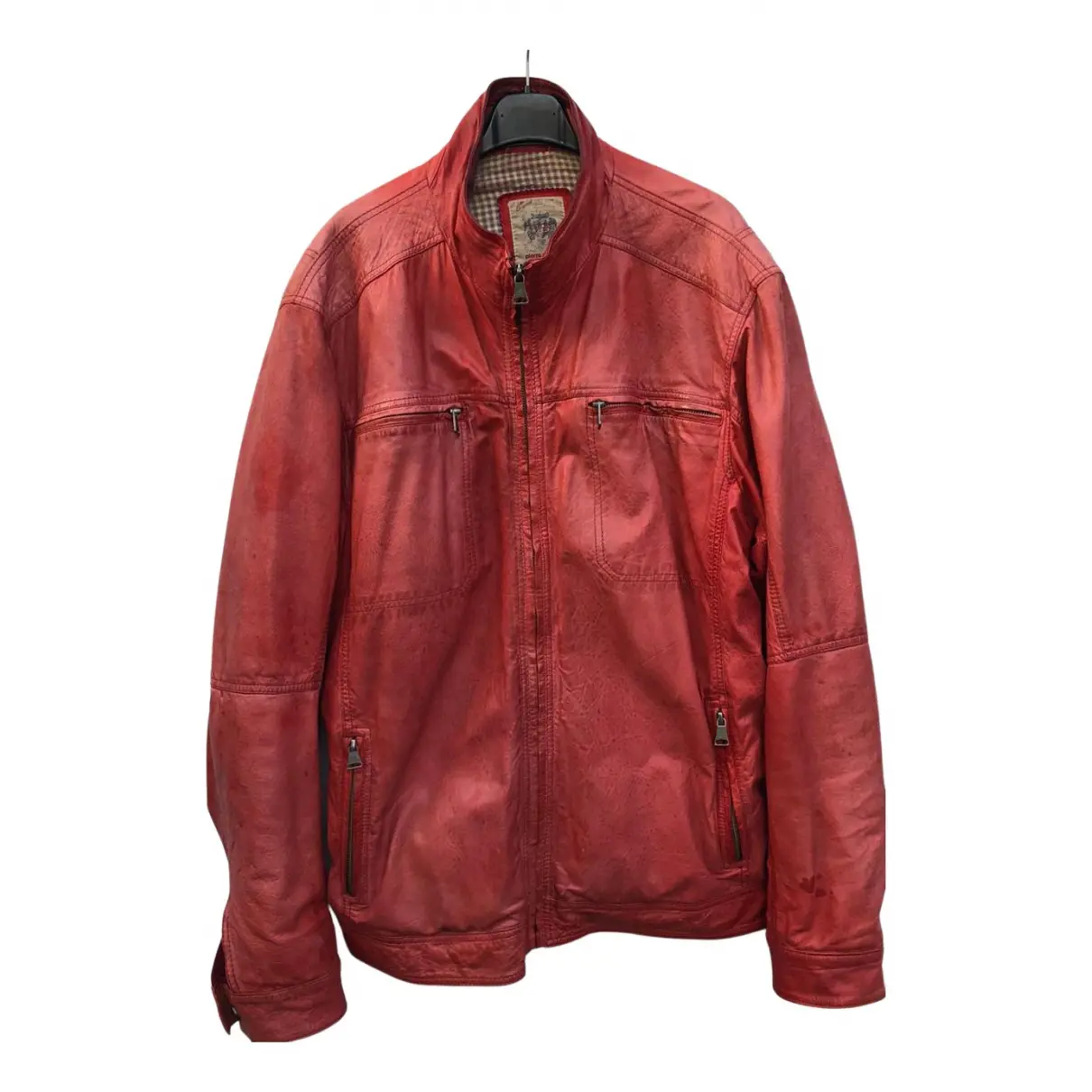 Leather jacket Pierre Cardin