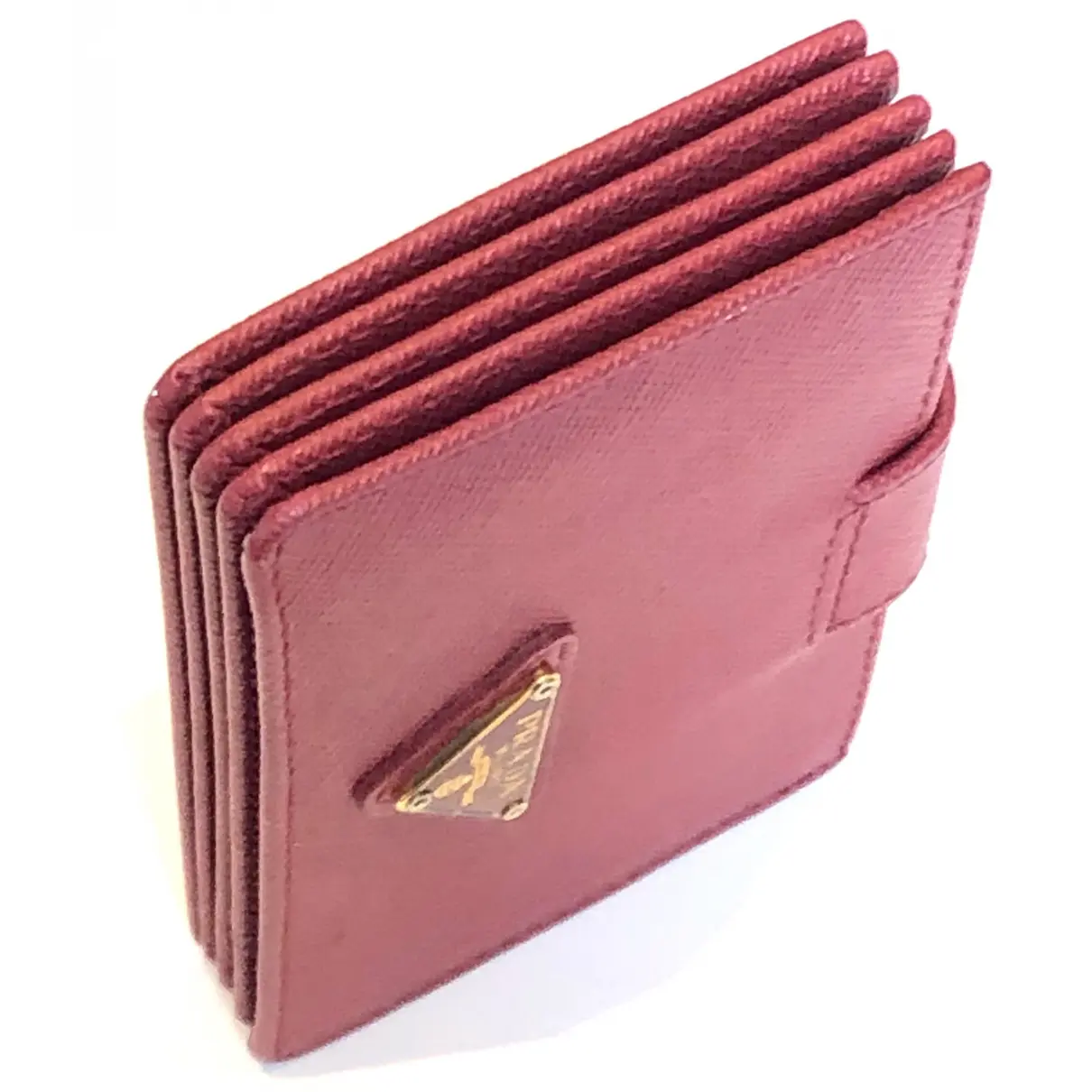 Leather card wallet Prada