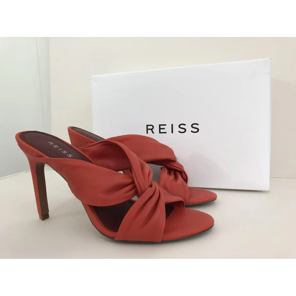 Leather sandals Reiss