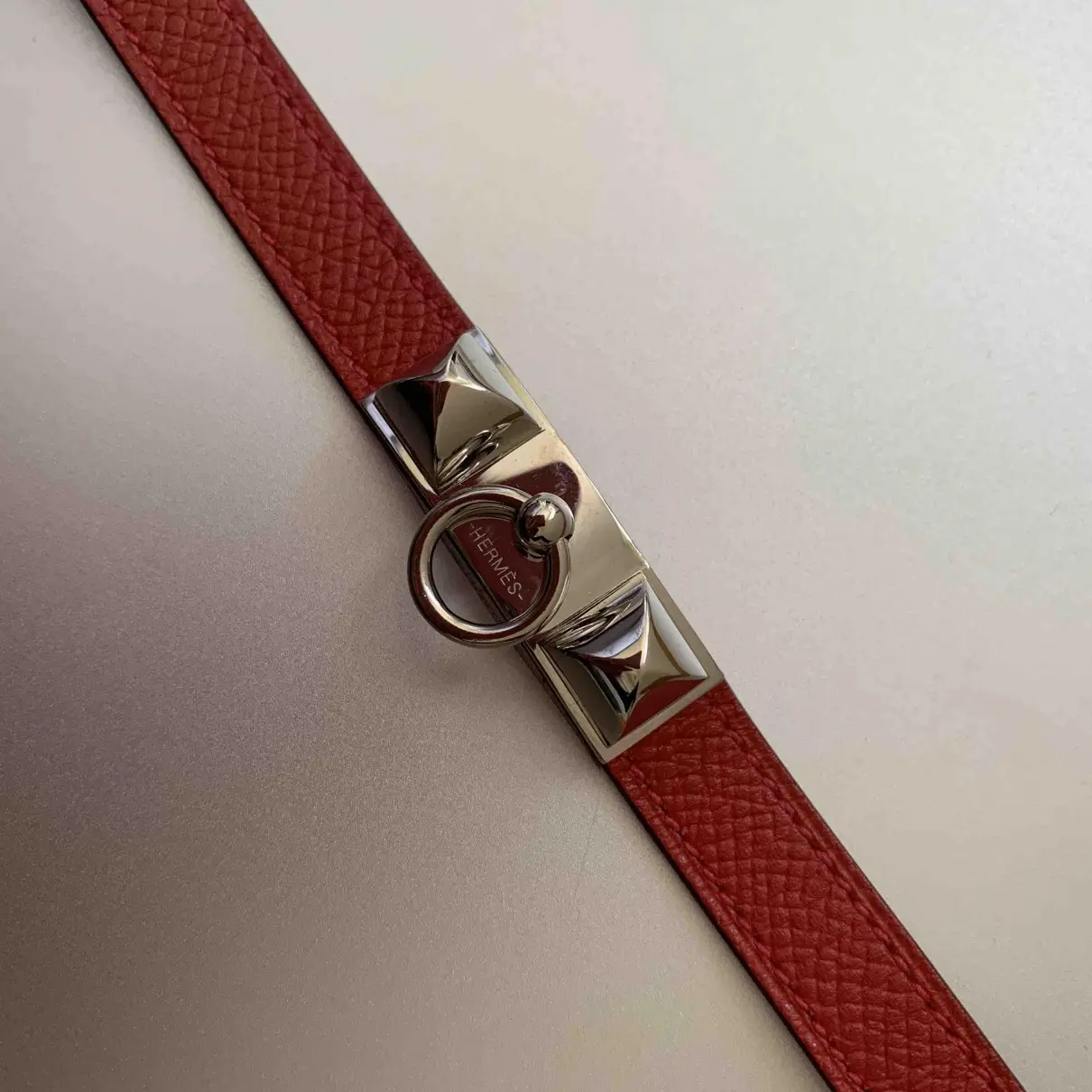 Buy Hermès Rivale leather bracelet online