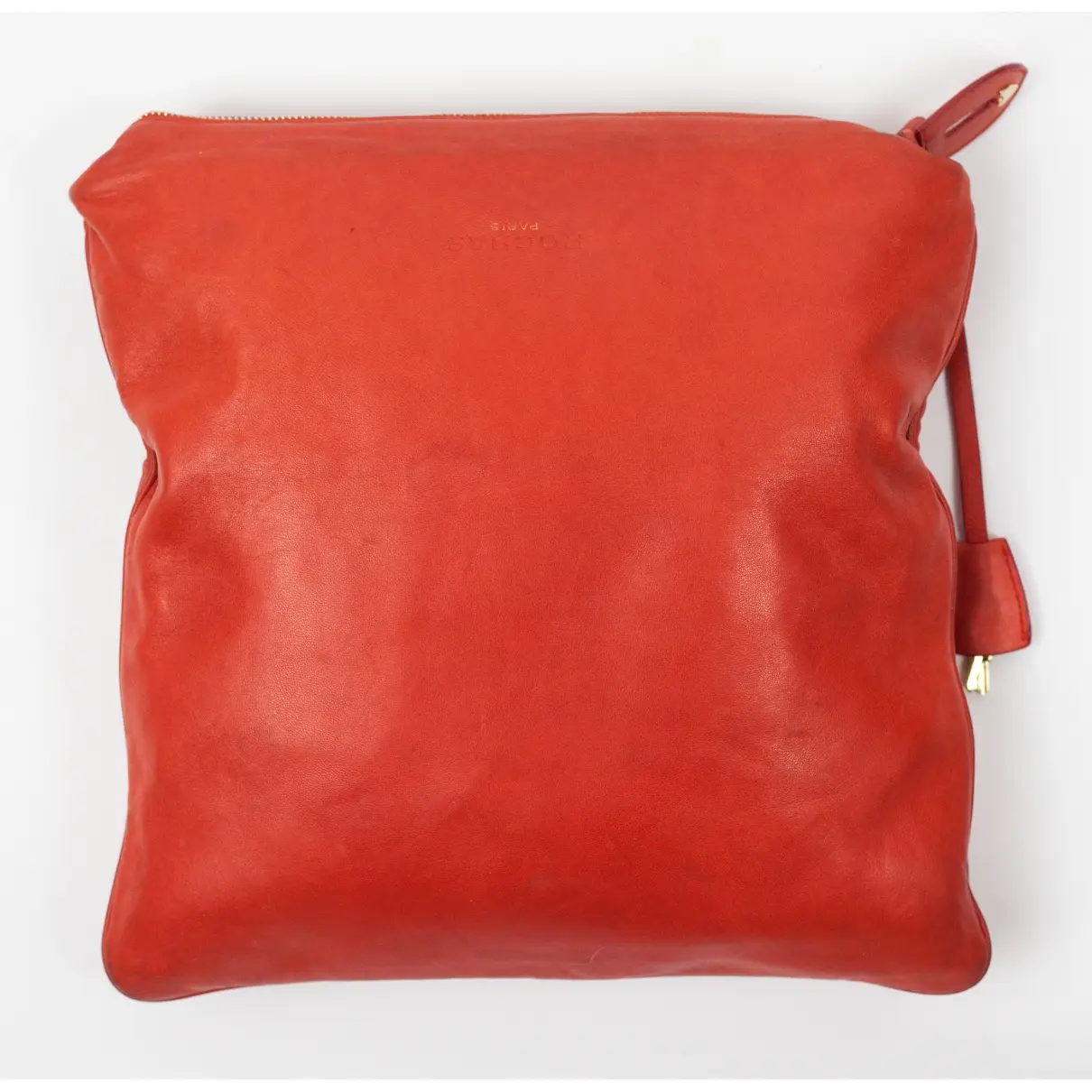 Leather clutch bag Rochas