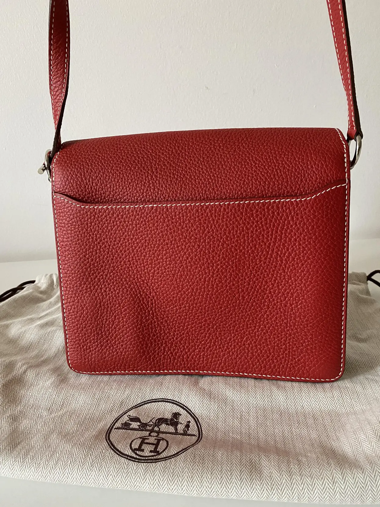 Buy Hermès Roulis leather crossbody bag online