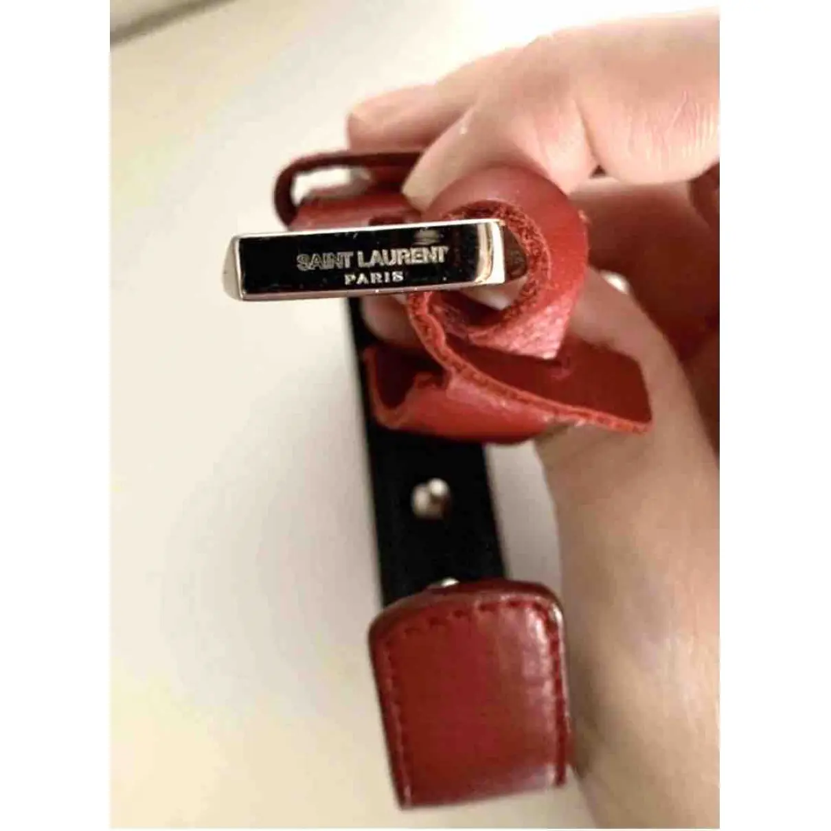 Buy Saint Laurent Leather bracelet online