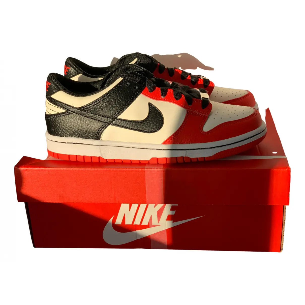 SB Dunk leather trainers Nike