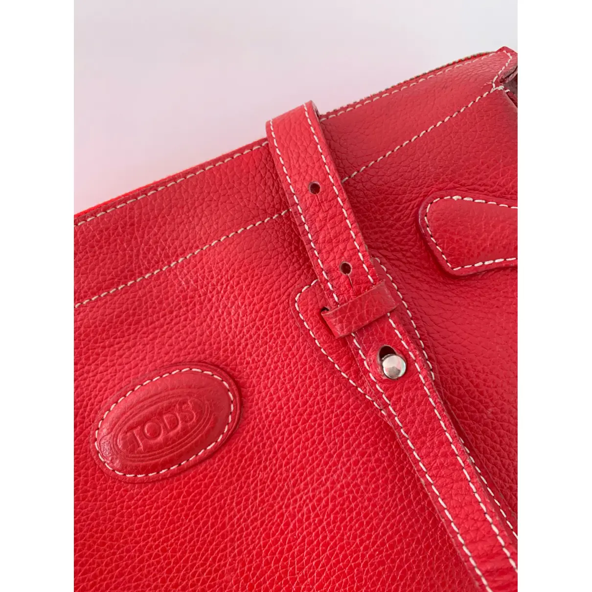 Shopping Media leather mini bag Tod's - Vintage