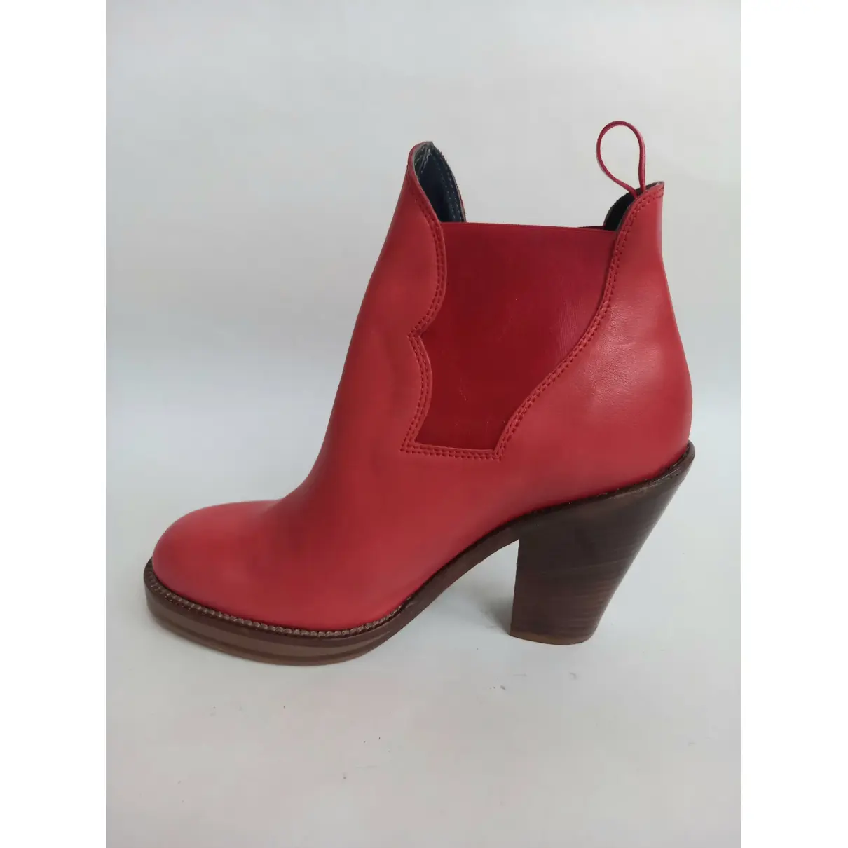 Buy Acne Studios Star leather ankle boots online