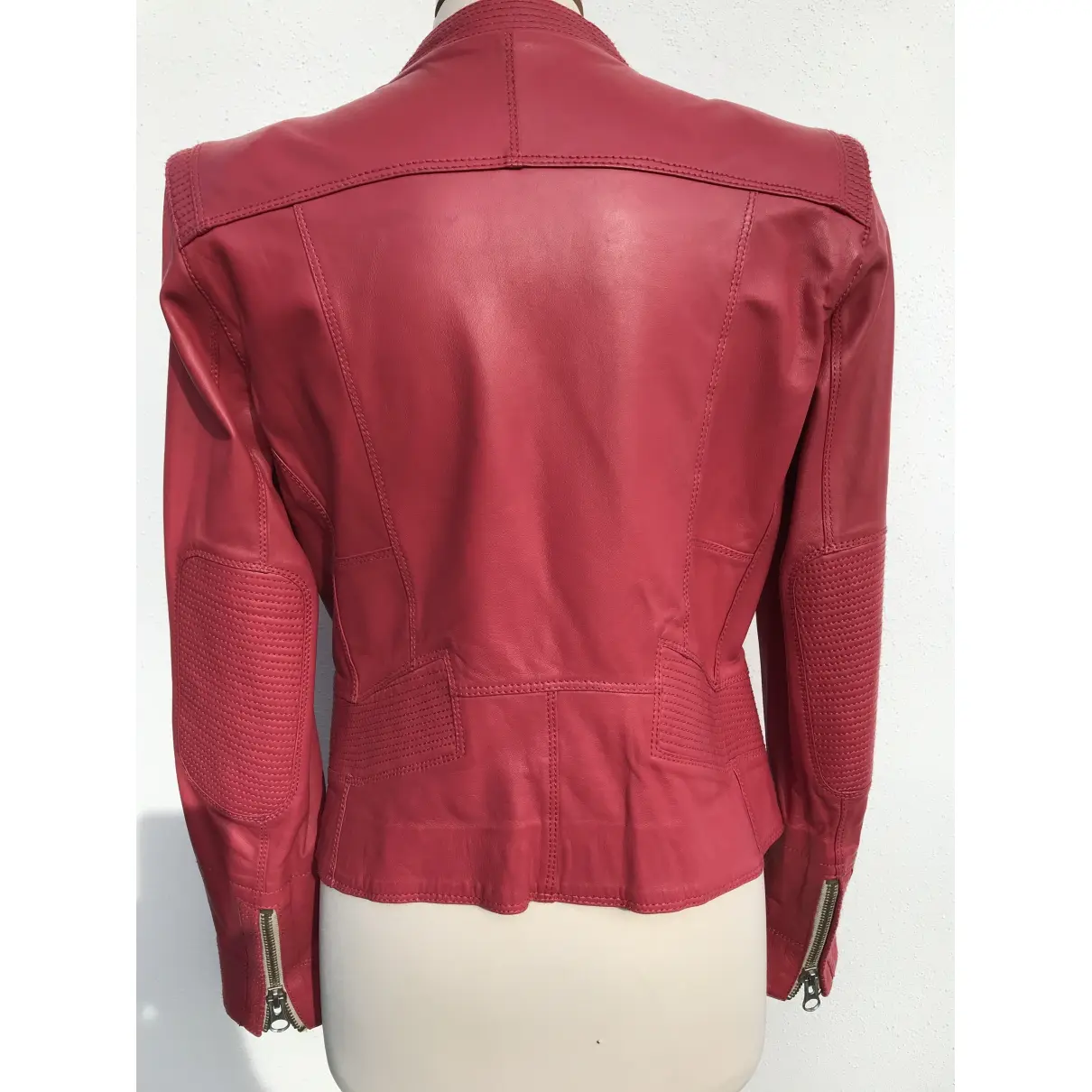 Sylvie Schimmel Leather biker jacket for sale