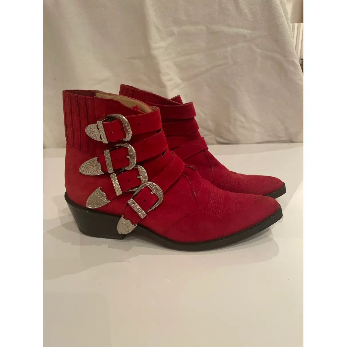 Buy Toga Pulla Leather ankle boots online