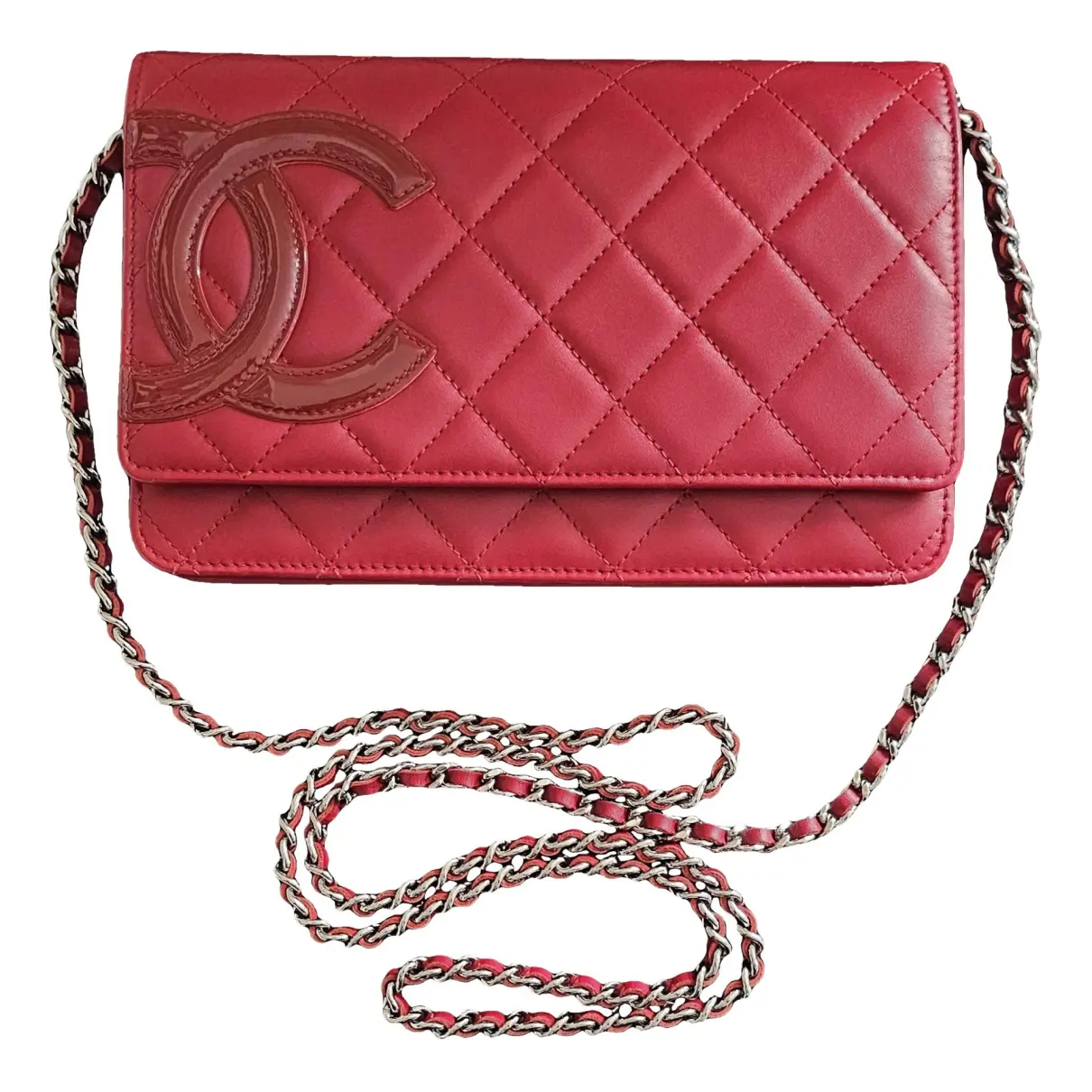 Wallet On Chain Cambon leather crossbody bag
