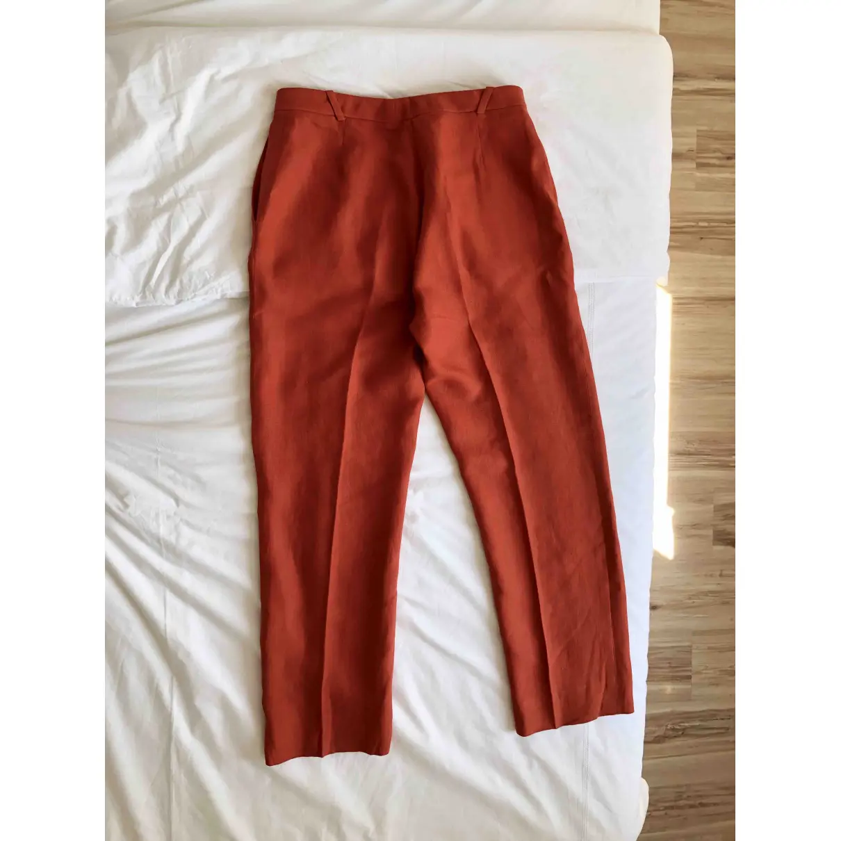 Buy Hermès Linen straight pants online