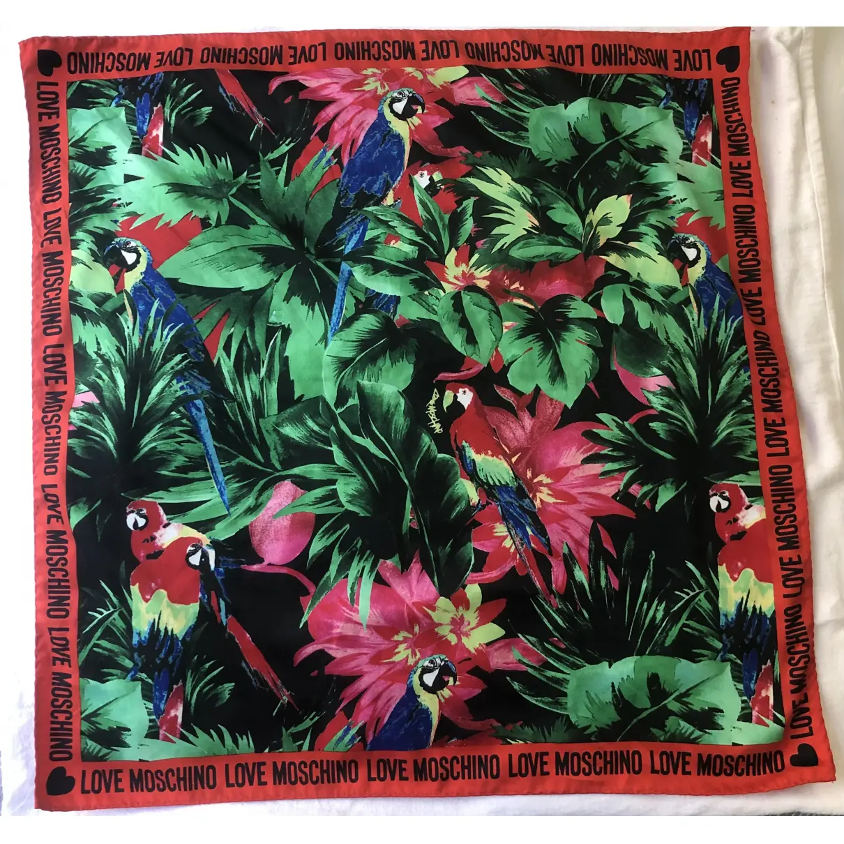 Buy Moschino Love Silk handkerchief online