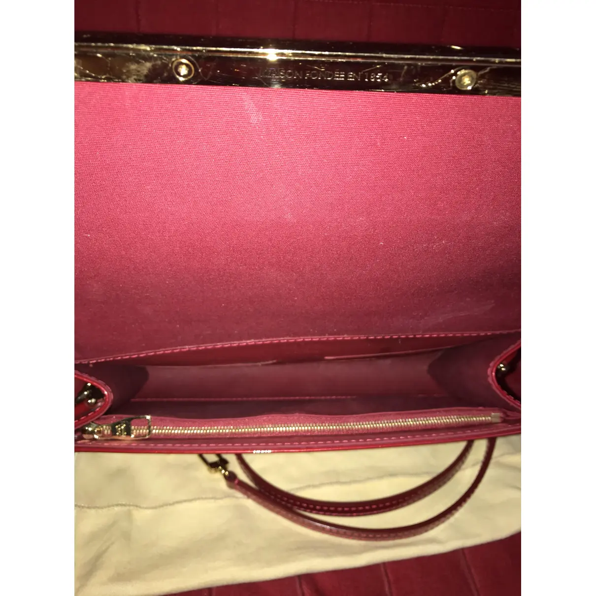 Ana patent leather crossbody bag Louis Vuitton