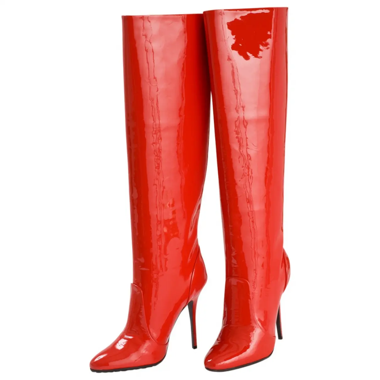 Red Patent leather Boots Giuseppe Zanotti