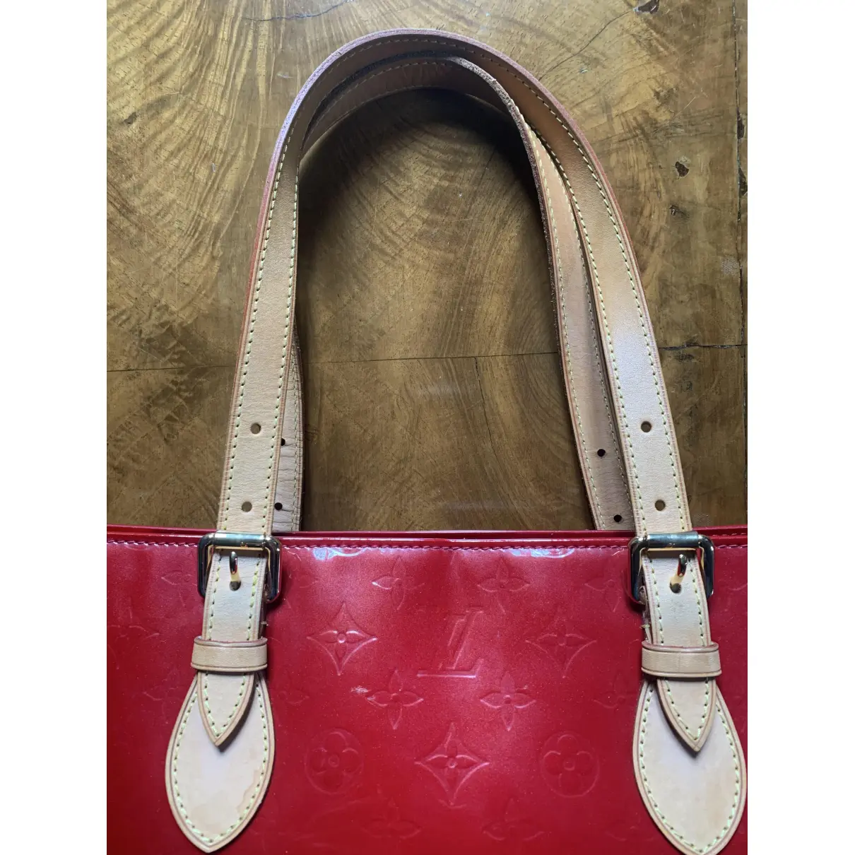 Brentwood patent leather handbag Louis Vuitton