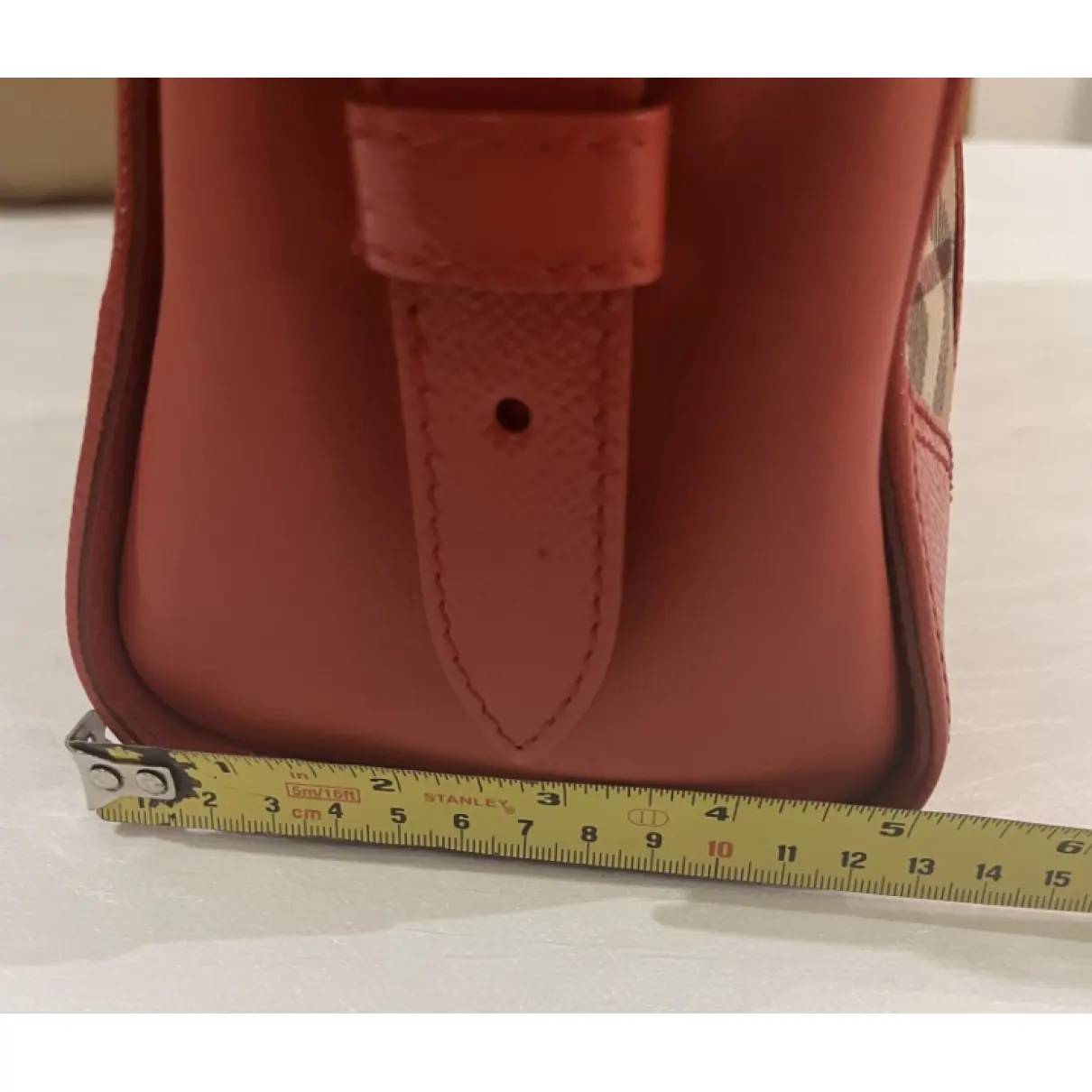 Patent leather satchel Burberry