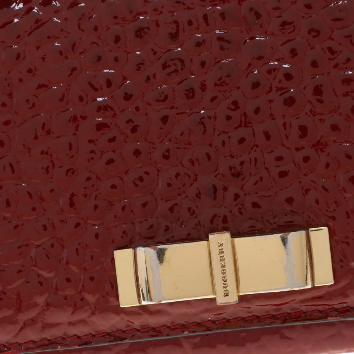 Patent leather purse Burberry