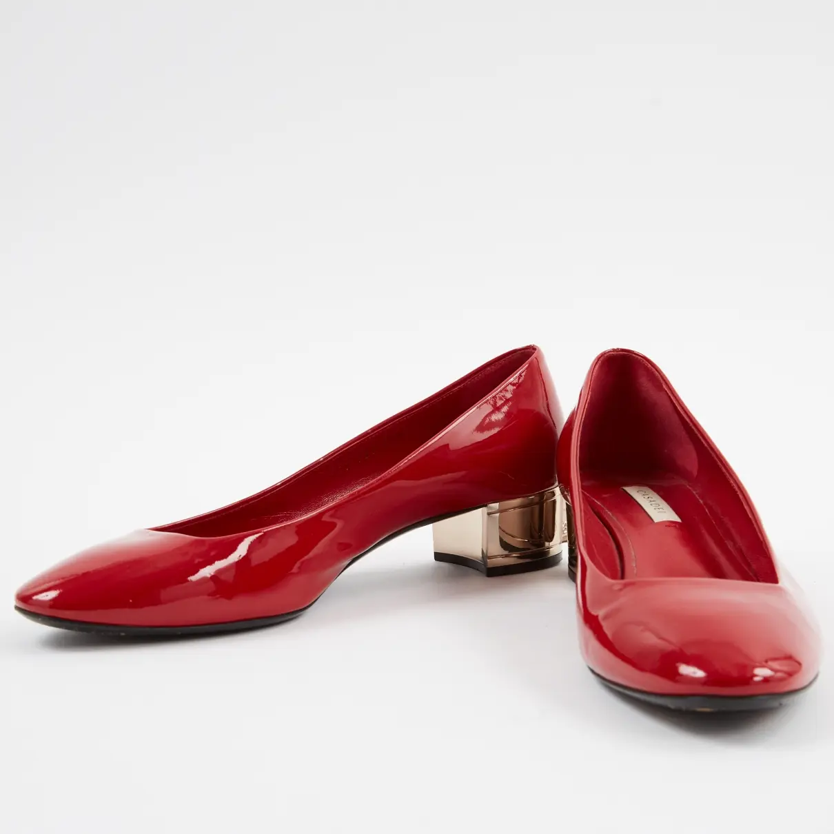 Casadei Patent leather ballet flats for sale