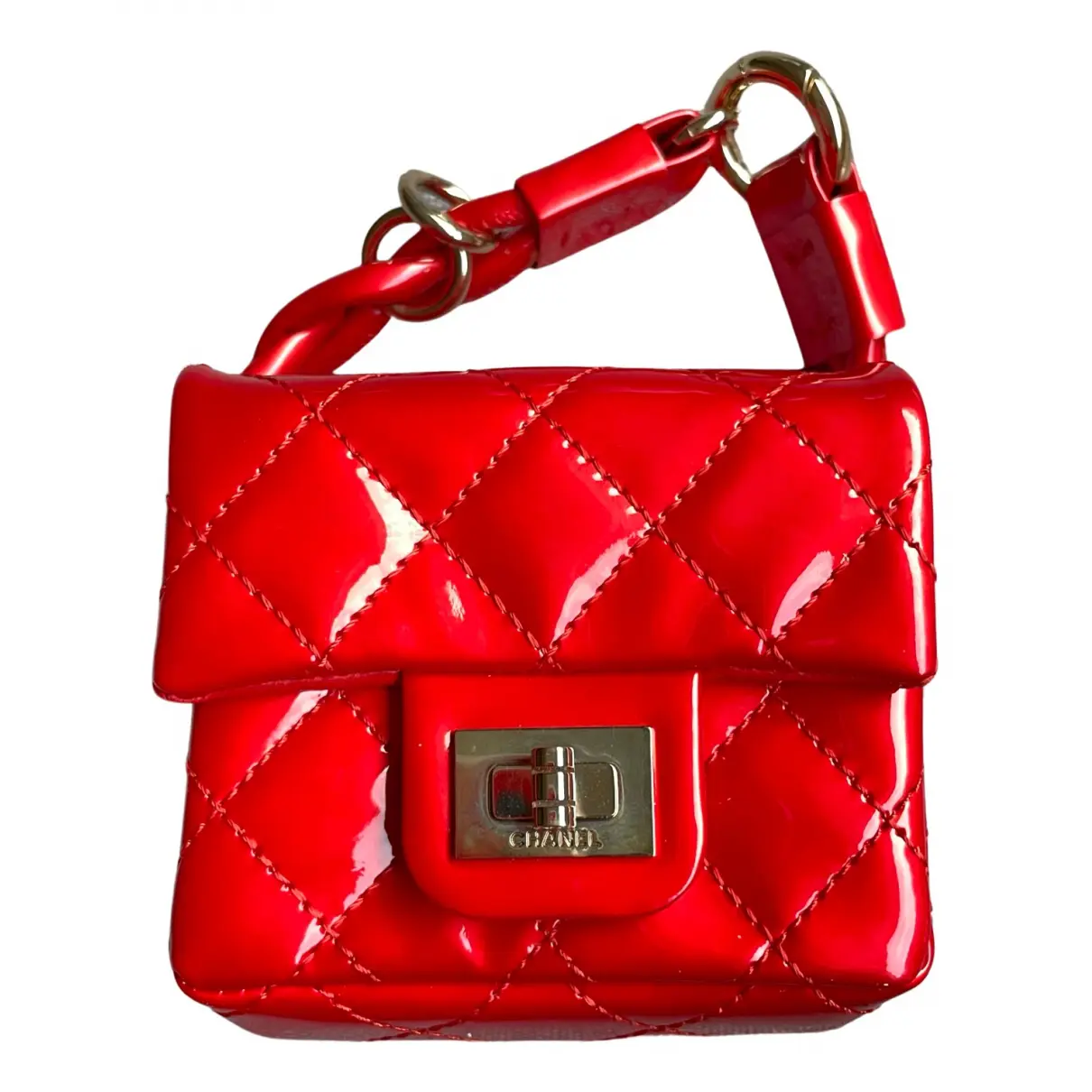 Patent leather mini bag Chanel - Vintage