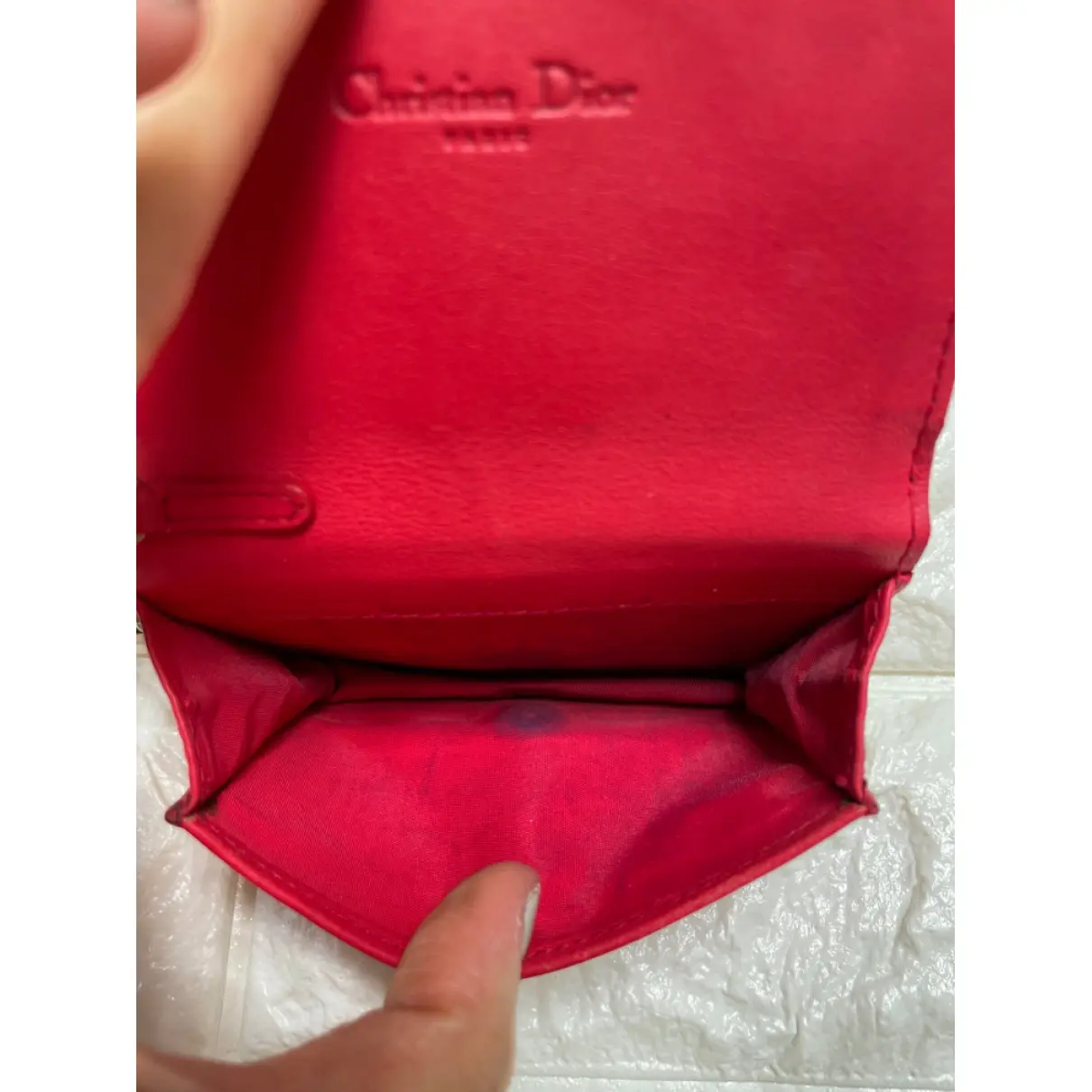 Diorissimo patent leather wallet Dior