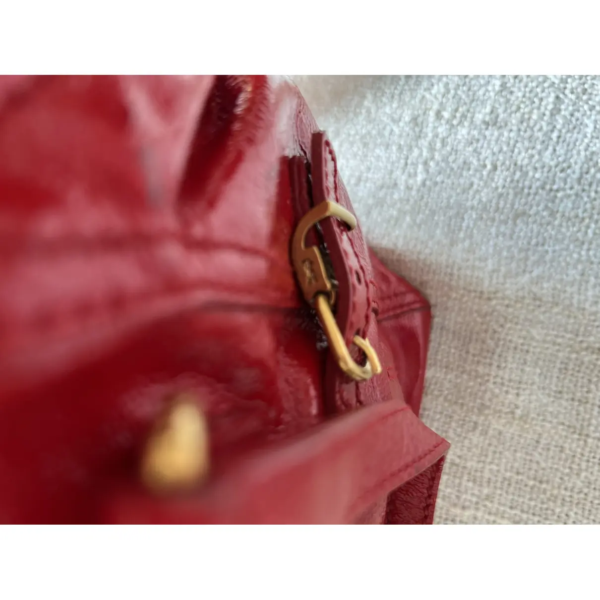 Downtown patent leather handbag Yves Saint Laurent
