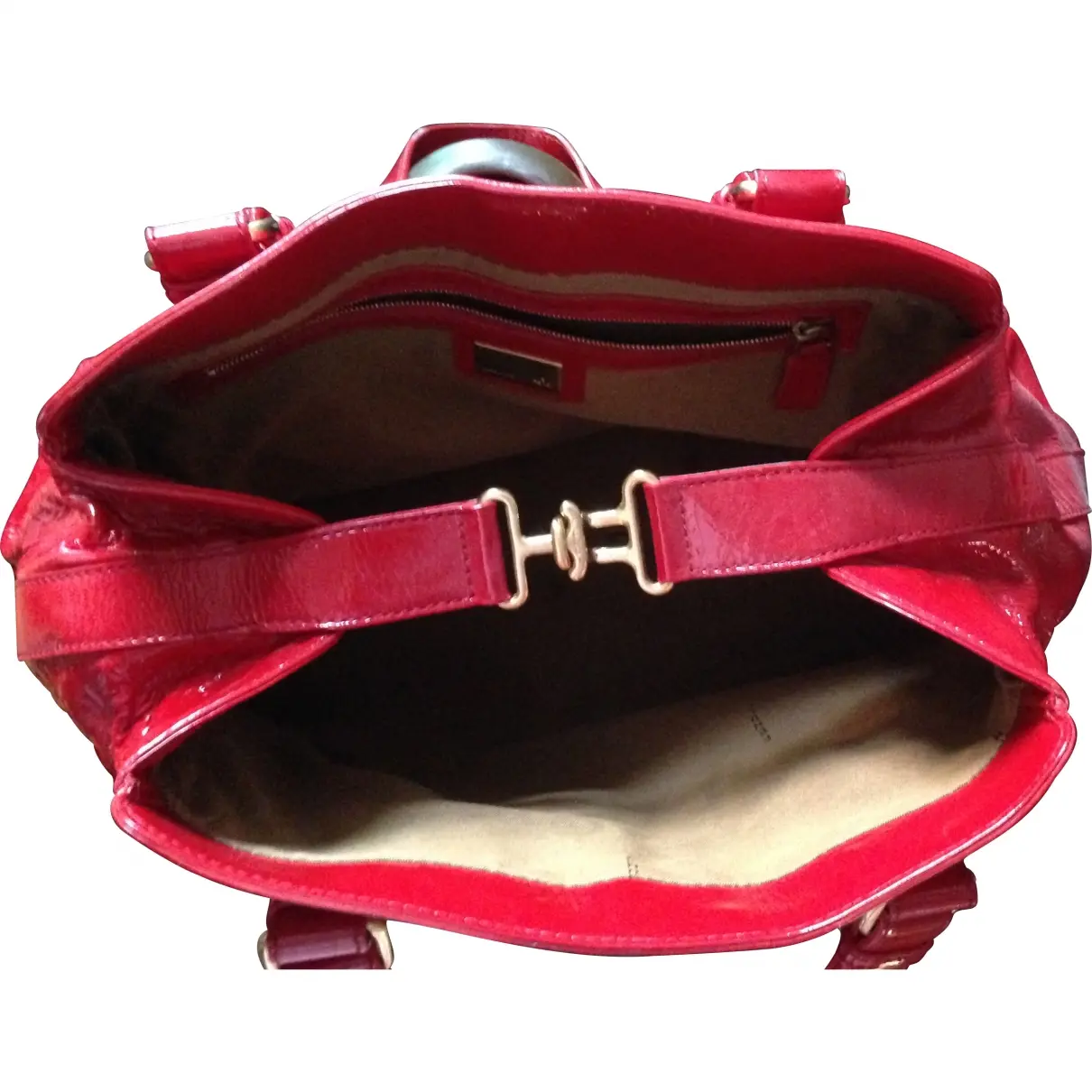Fendi Red Patent leather Handbag for sale