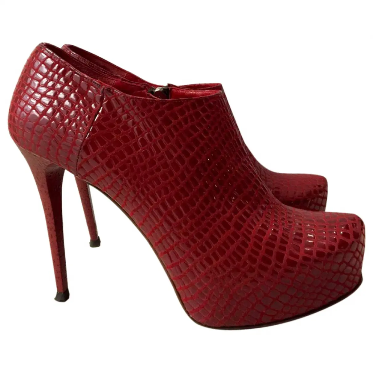 Patent leather ankle boots Gianmarco Lorenzi
