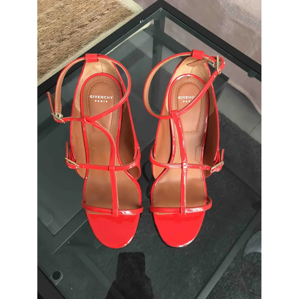Givenchy Patent leather sandals for sale
