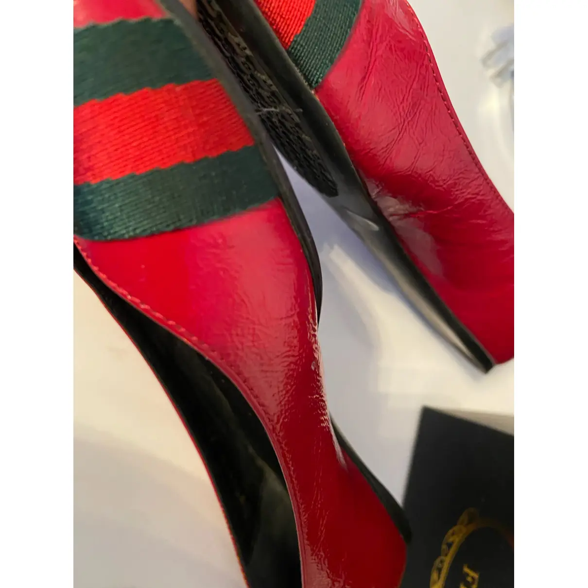 Buy Gucci Patent leather ballet flats online