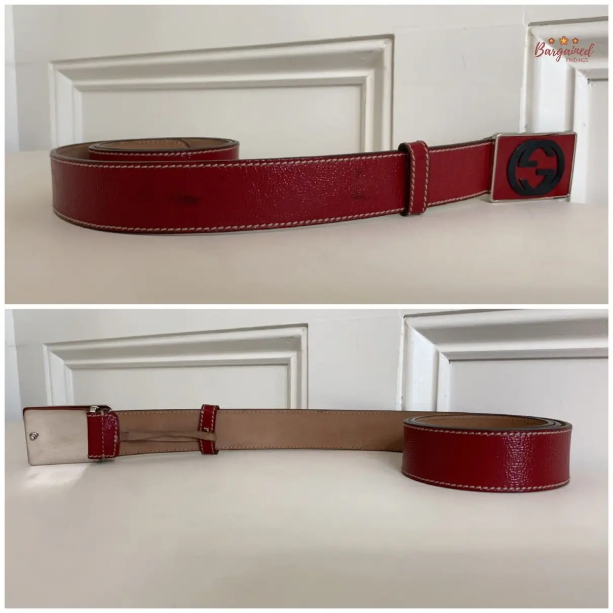 Buy Gucci Patent leather belt online