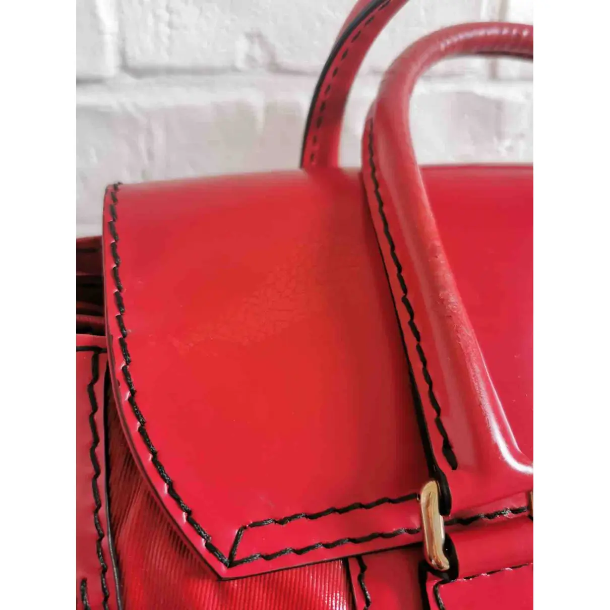 Patent leather handbag Gucci - Vintage
