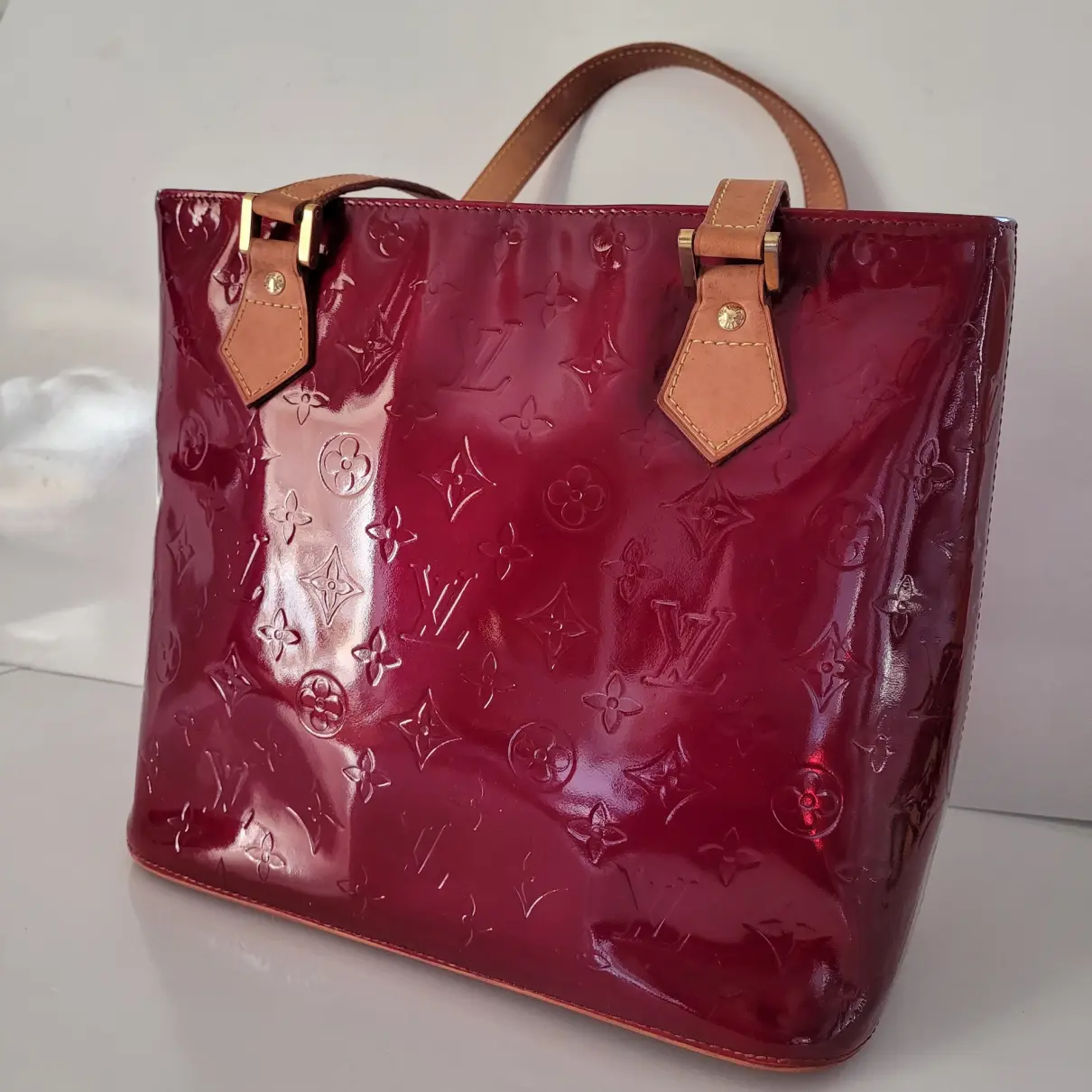 Houston patent leather bag Louis Vuitton