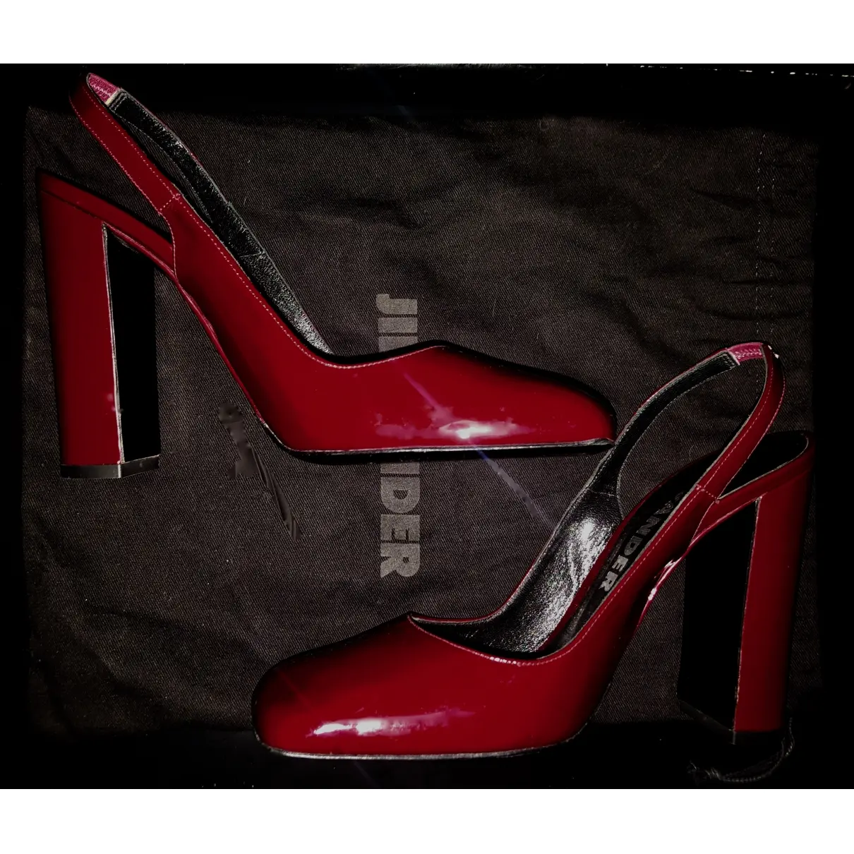 Jil Sander Patent leather heels for sale