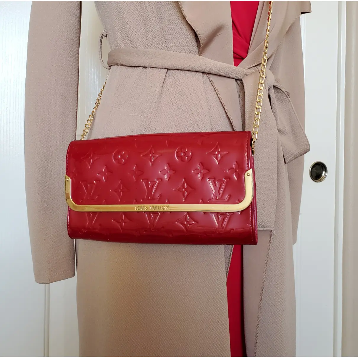 Patent leather crossbody bag Louis Vuitton