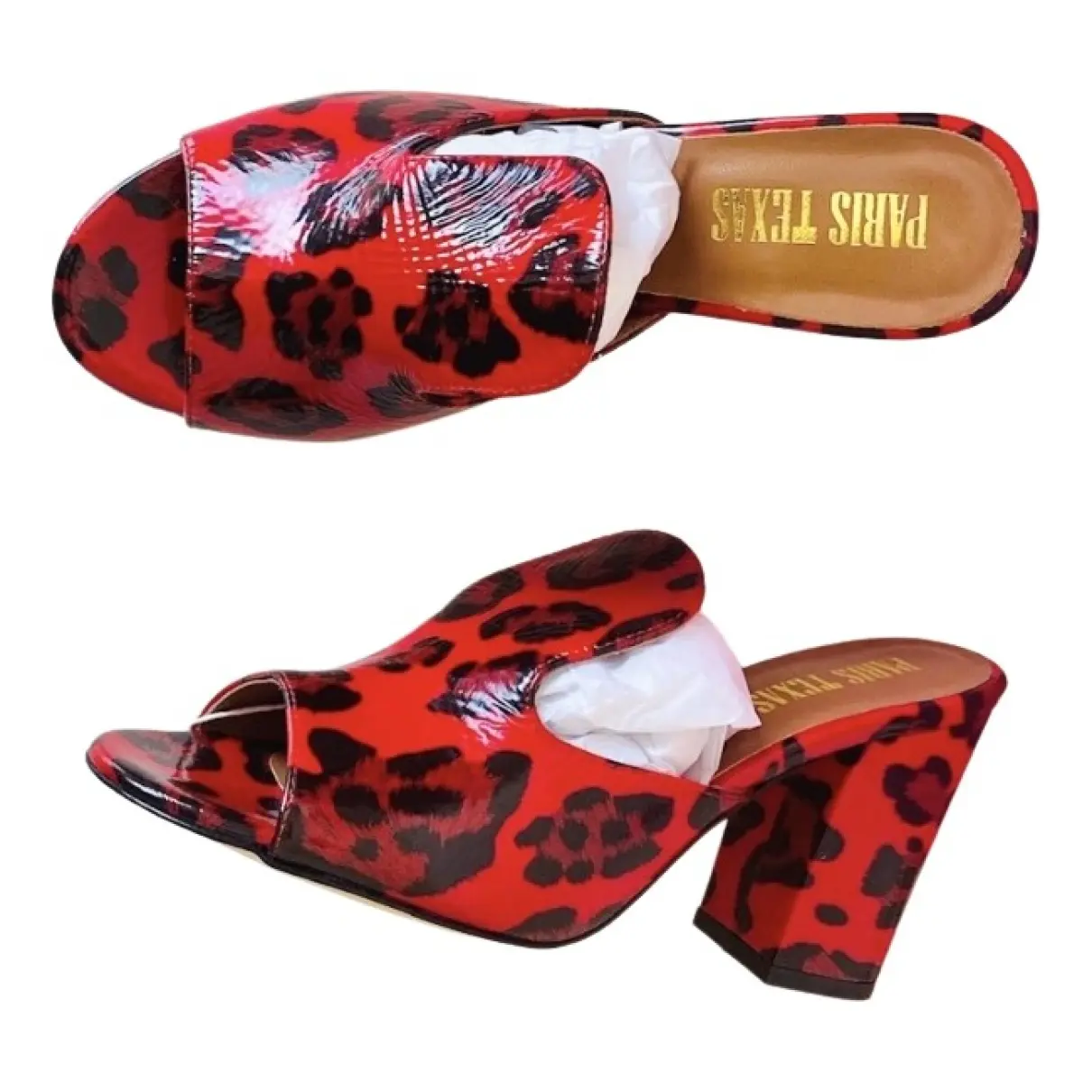 Patent leather mules & clogs