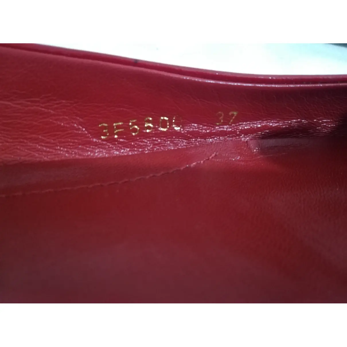 Patent leather ballet flats Prada