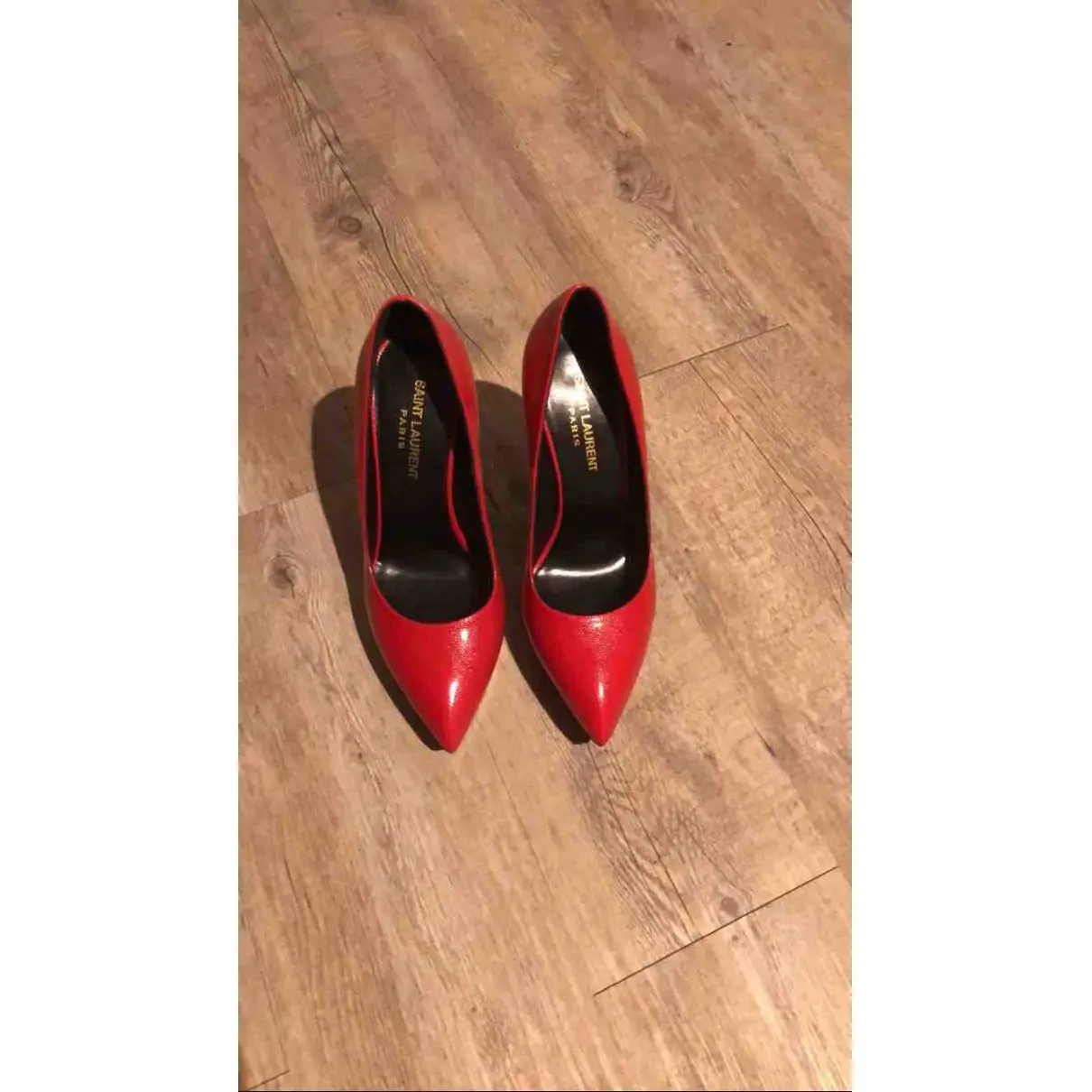 Saint Laurent Patent leather heels for sale